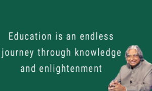  quotes on education by Abdul Kalam