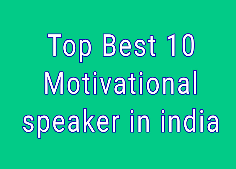 Motivational speaker in india