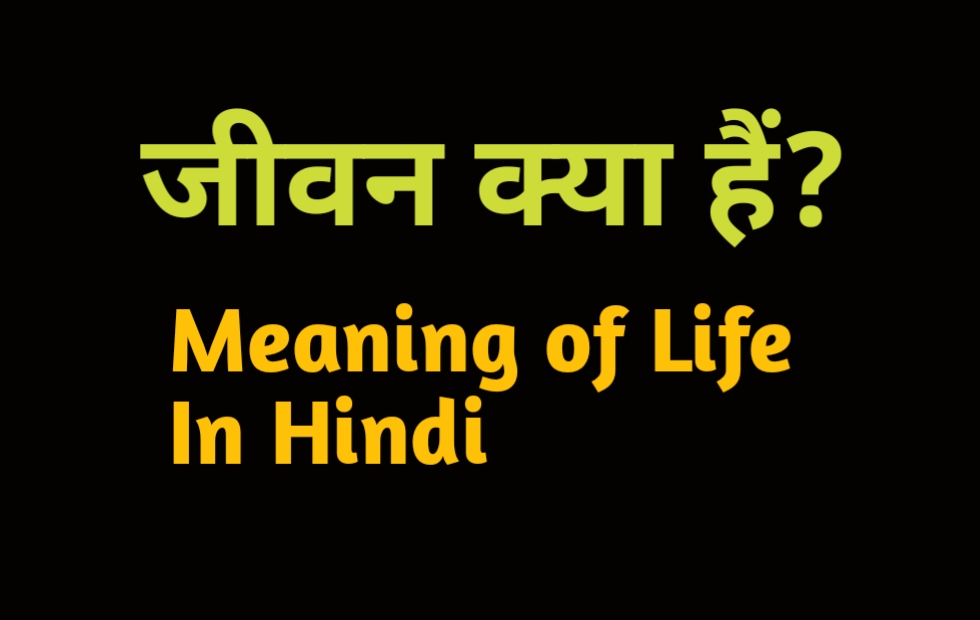 What is life in hindi